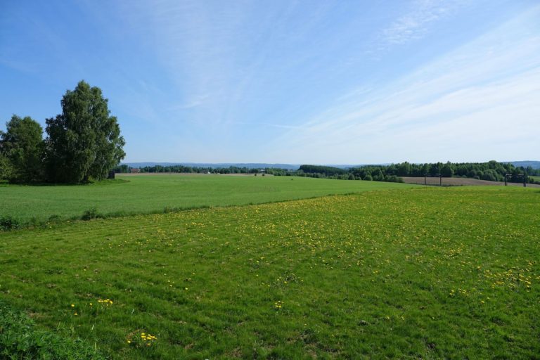 Fields in Eidsvoll, just north of Oslo Airport.
