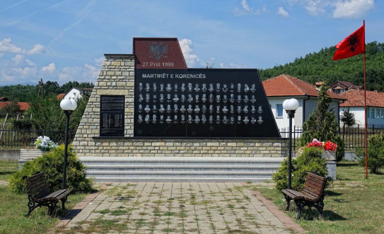 The martyrs of Korenica memorial.