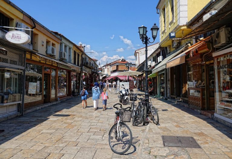 The Old Bazaar in Skopje, Macedonia.