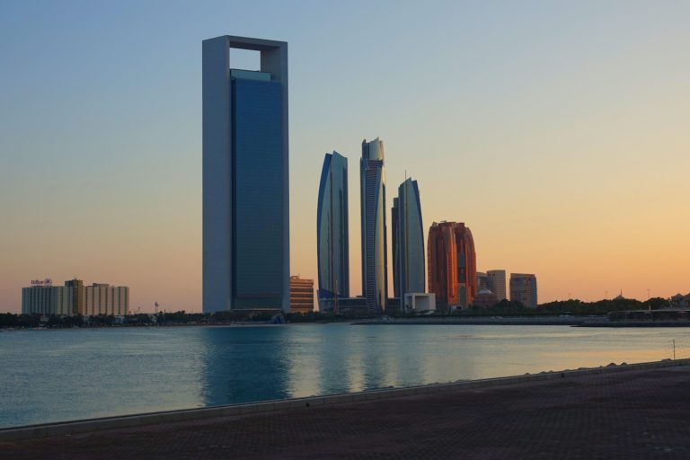 Etihad Towers in Abu Dhabi.
