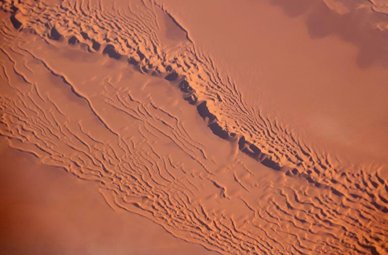 Iranian desert dunes.