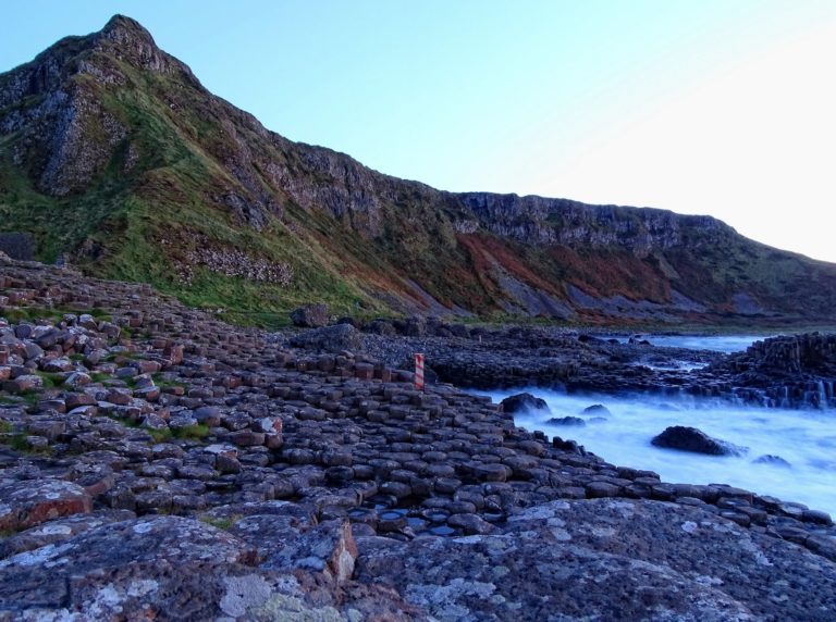 Photo of the Giant's Causeway in Northern Ireland.