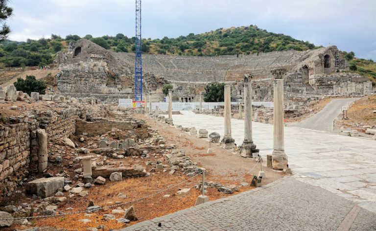 Photo of theatre in Ephesus, Turkey.
