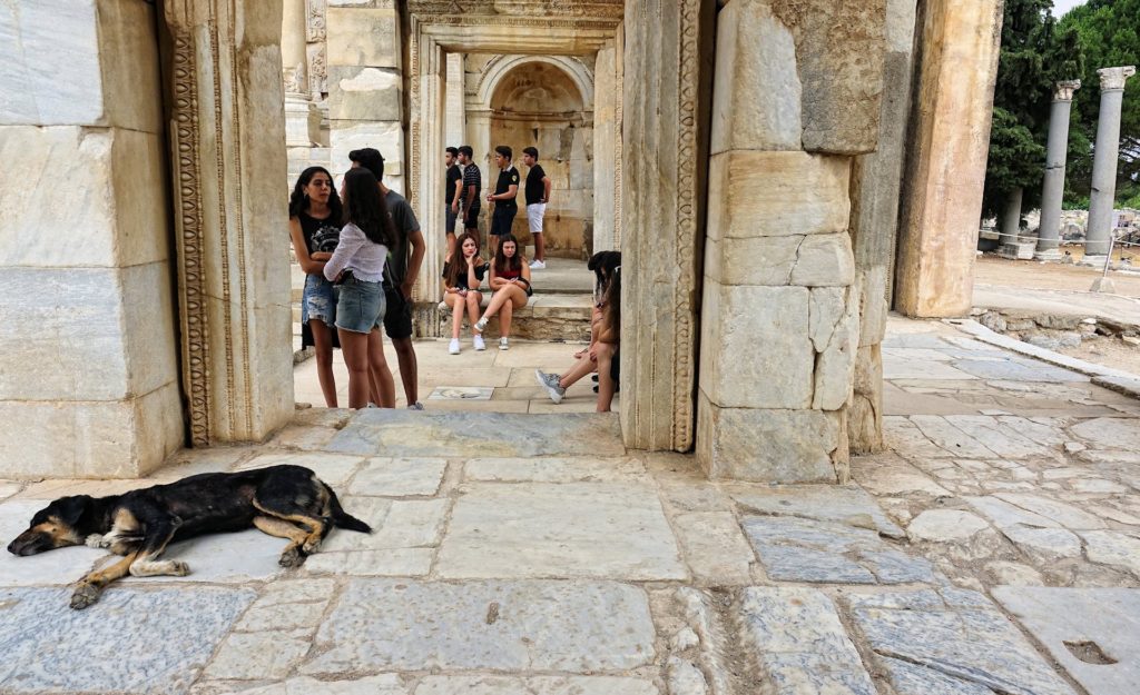Photo of school trip to Ephesus, Turkey.