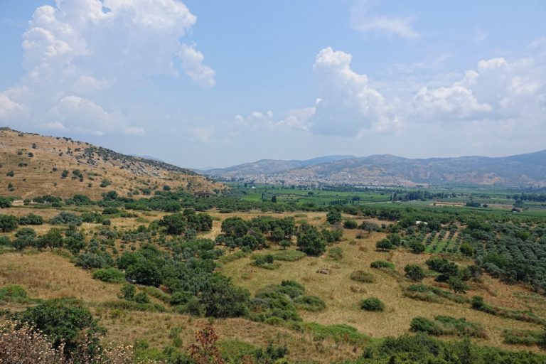 Photo of landscape outside Selcuk, Turkey.
