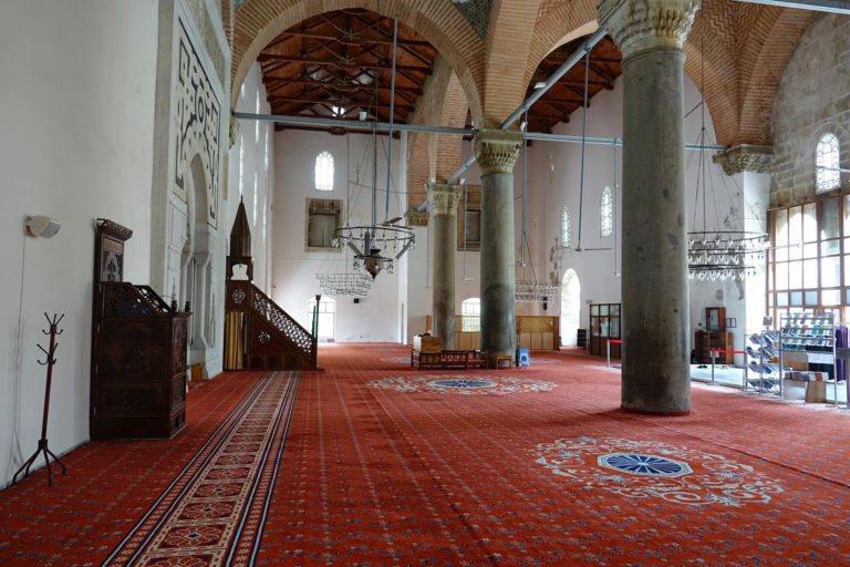 Photo from inside Isa Bey Mosque in Selcuk, Turkey.