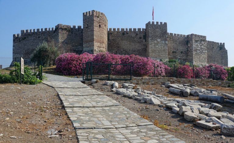 Photo of the kalesi / fortress above Selcuk, Turkey.