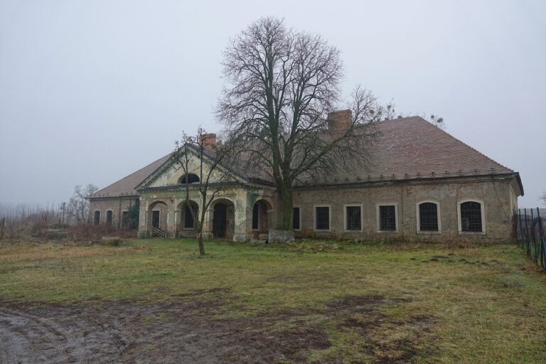 Photo of abandoned farm in Čunovo, Slovakia.