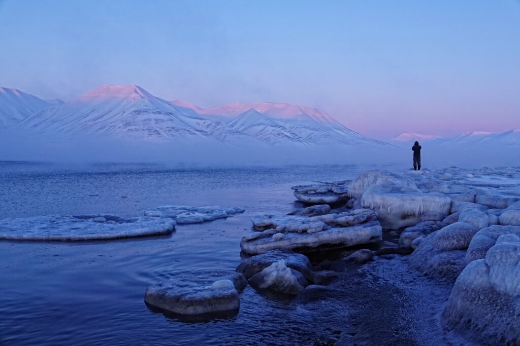 Photo of cool photography being taken in Svalbard, Norway